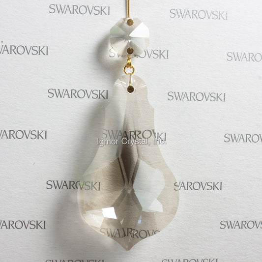 SWAROVSKI® STRASS 8930 Bell Pendalogue w/ Top Bead *Golden Teak*
