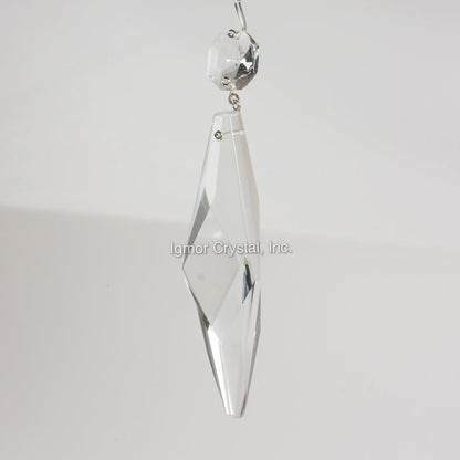 4-1/2" Czech Prism w/ Top Bead