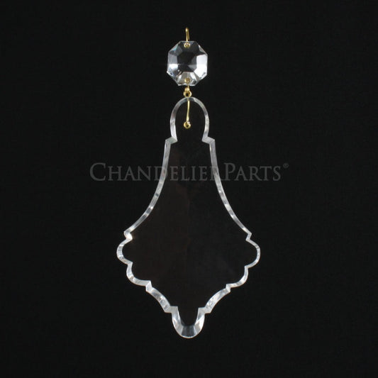 Czech Crystal Pendalogue w/ Top Bead