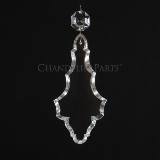 Czech Crystal Pendalogue w/ Top Bead