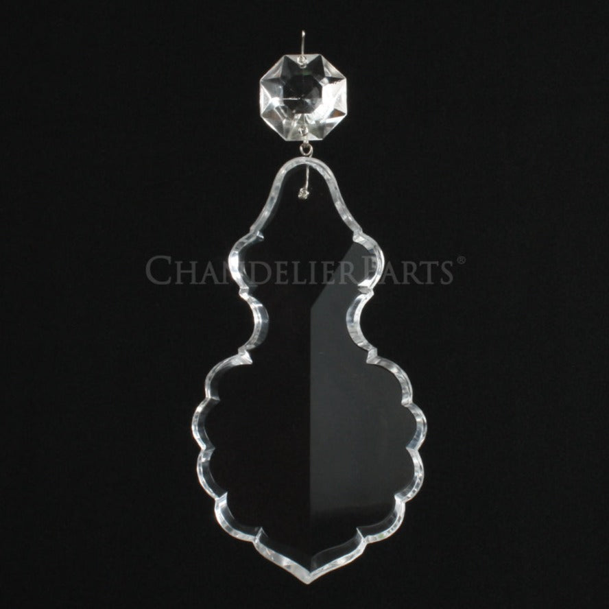 Czech Crystal Pendalogue w/ Top Bead