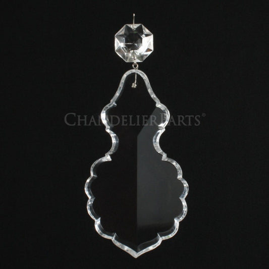 Czech Crystal Pendalogue w/ Top Bead