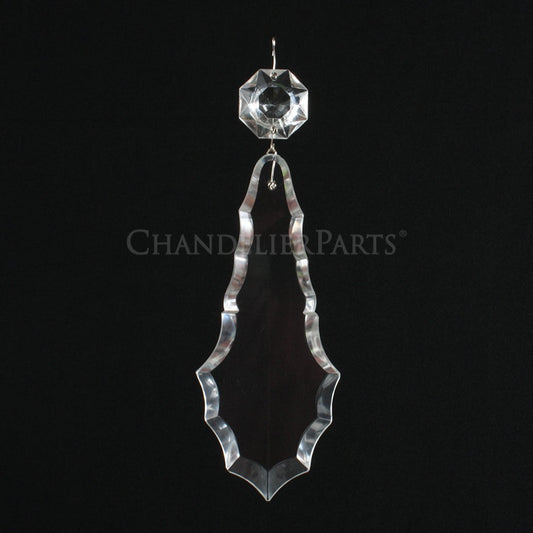 Czech Crystal Pendalogue w/ Top Bead