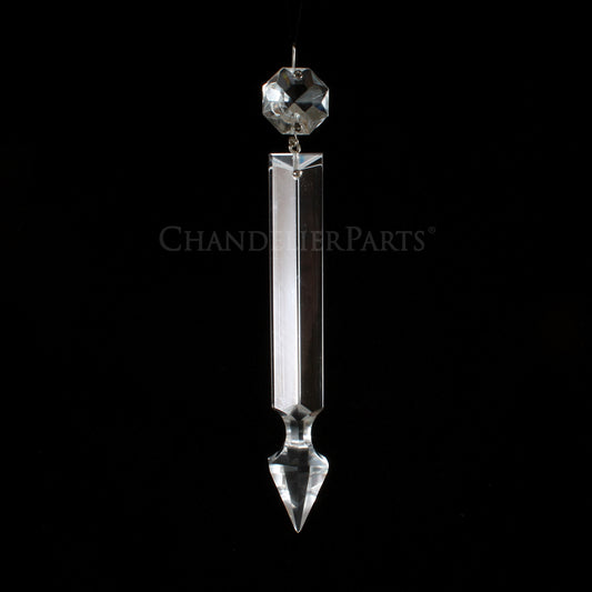 Heavy Plain Full Cut Spear w/ Top Bead