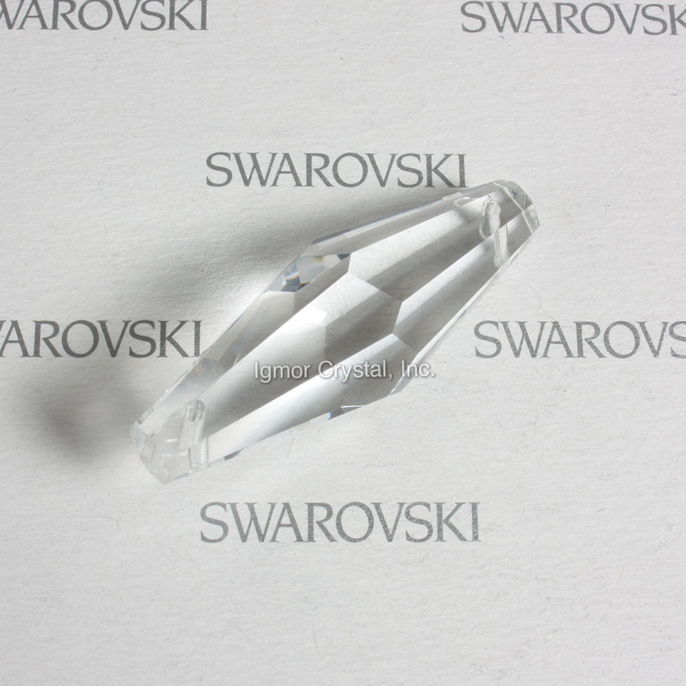 SWAROVSKI® STRASS<br>38mm Crystal 2-Hole Long Bead (No Logo)