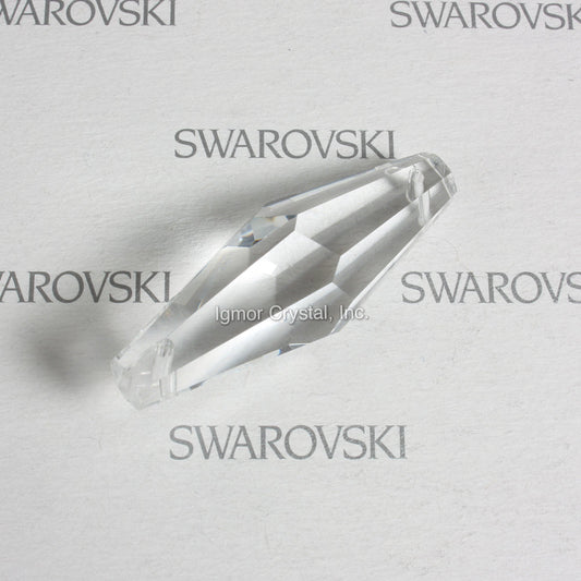 SWAROVSKI® STRASS<br>38mm Crystal 2-Hole Long Bead (No Logo) (Blemished)