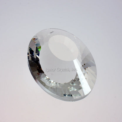 76mm Radial Faceted Oval Prism