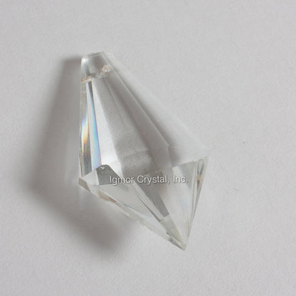 52mm Crystal Faceted Spear Drop