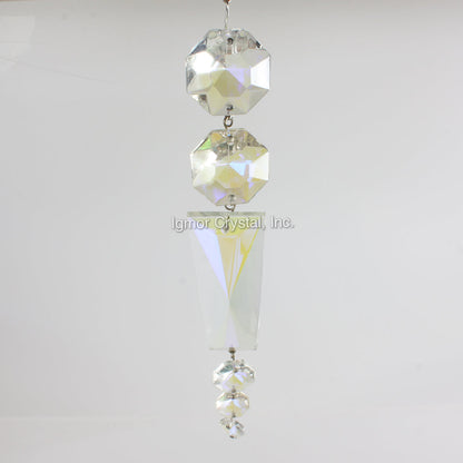 7-1/2" Graduated Basket Chain *Blue AB* (5PCS)