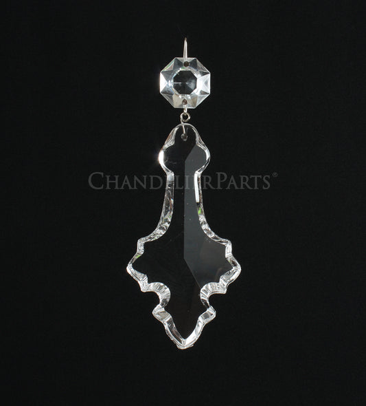 Austrian Crystal Pendalogue w/ Top Bead <br> (3 sizes)