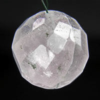 Rock Crystal Faceted Bead