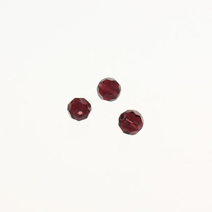 8mm Colored Faceted Round Beads (Pack of 10)