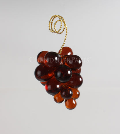 19 Crystal Grape Cluster w/ Gold Wire <br> (8 colors)