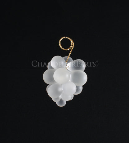 19 Crystal Grape Cluster w/ Gold Wire <br> (8 colors)