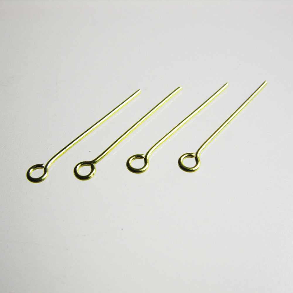 Brass Open Eye Pins (100/pack)