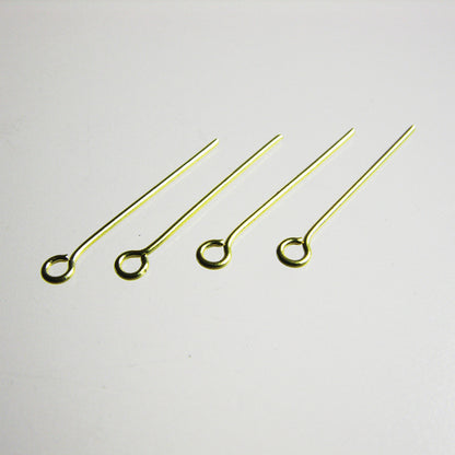 Brass Open Eye Pins (100/pack)