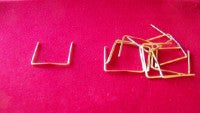 Brass Diamond Clips (100/pack)