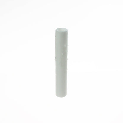 White Beeswax Candle Cover w/ Drip, Candelabra Base