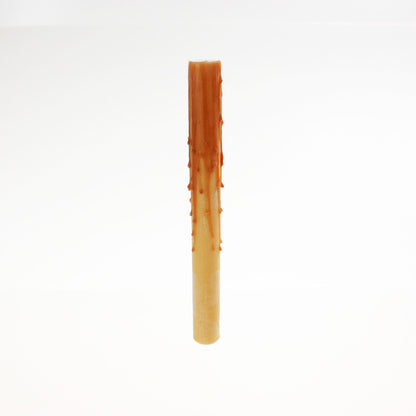 Palomino Beeswax Candle Cover w/ Drip, Candelabra Base