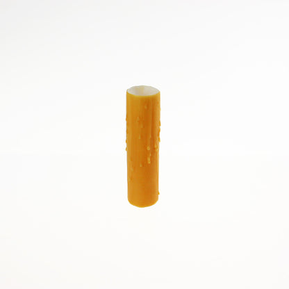 Honey Beeswax Candle Cover w/ Drip, Medium Base