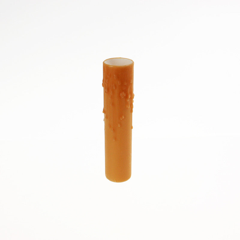 Honey Beeswax Candle Cover w/ Drip, Medium Base