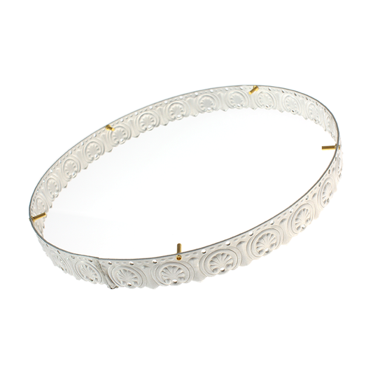 Aluminum Ring 9 5/8" diameter, 25 hang holes