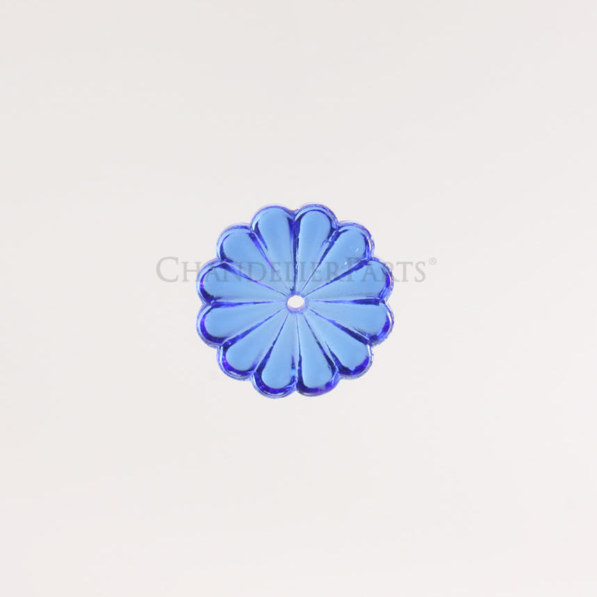 Colored Czech Rosette w/ Center Hole <br> (Multiple Sizes/Colors)