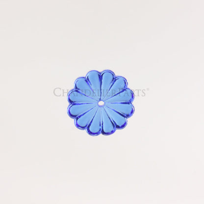 Colored Czech Rosette w/ Center Hole <br> (Multiple Sizes/Colors)