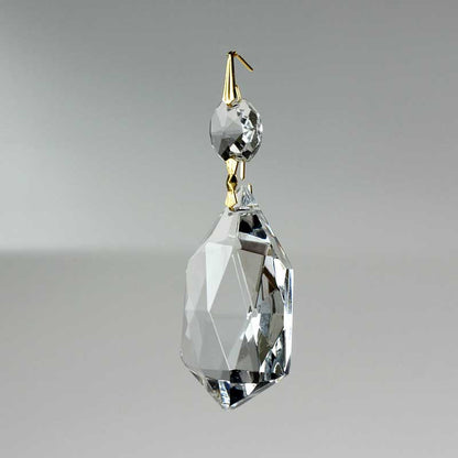 Morocco 6 Sided Point Prism w/ Top Bead <br> (2 sizes)
