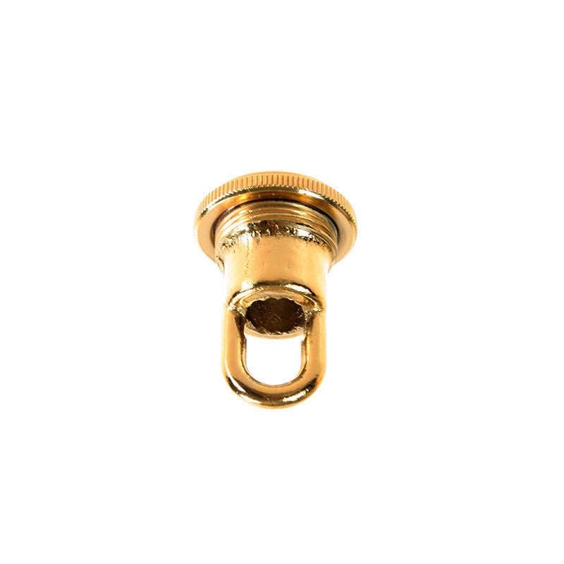 2" Gold Screw Collar Loop & Ring, 1/4 IP (For 1-1/16" canopy)