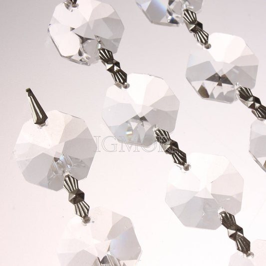 46" Uniform 22mm Octagon Chain, Chrome