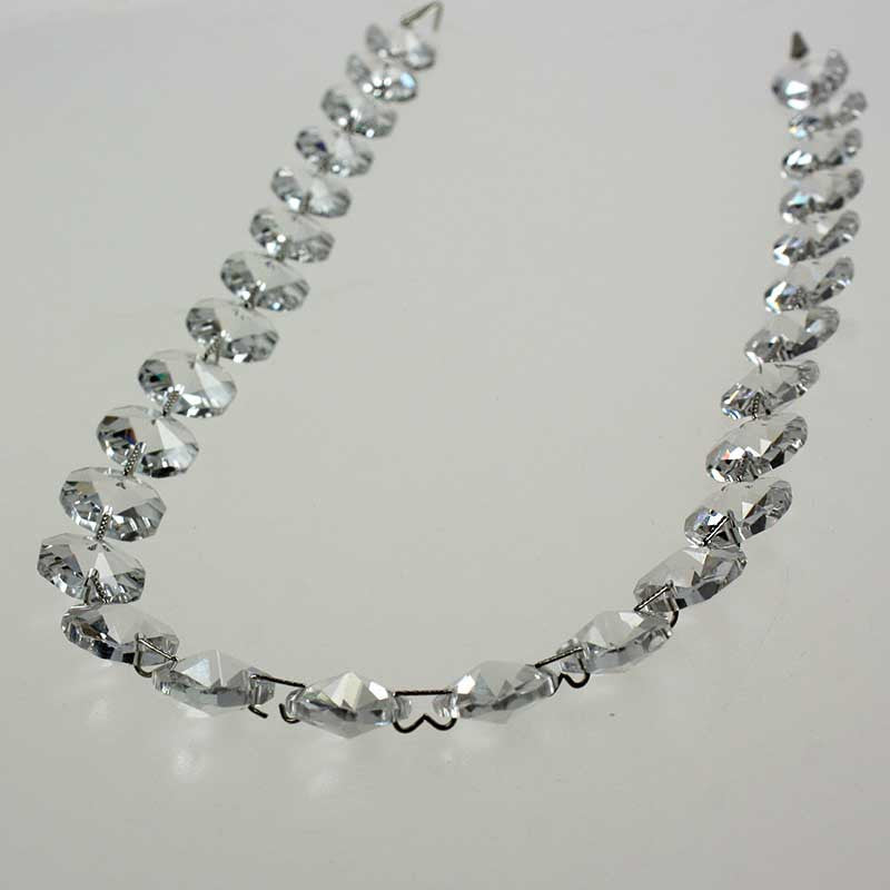 16" 14mm Leaded Crystal Chain