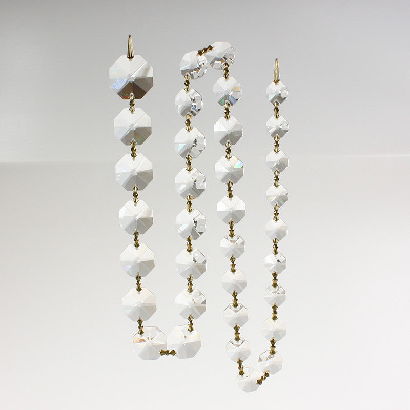 Graduated Crystal Octagon Chain<br>31 and 34 Bead