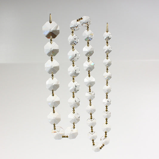 Graduated Crystal Octagon Chain<br>31 and 34 Bead