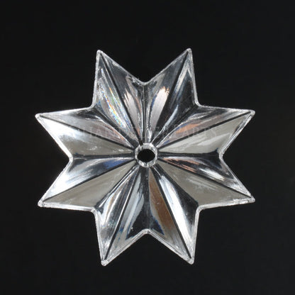Crystal 8-Point Star w/ Center Hole