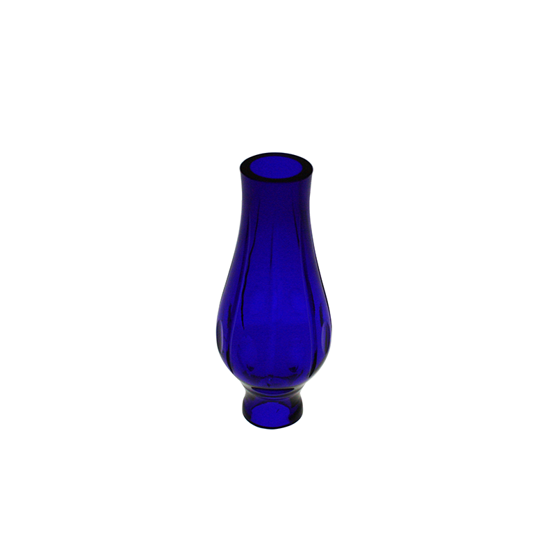 6" (152mm) Cobalt Blue Hollow Crystal Column