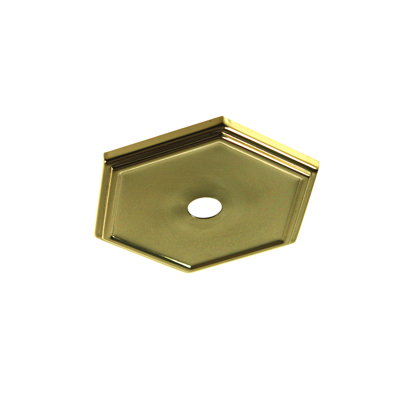 Rusch Polished Brass 95mm Hexagonal  Cover