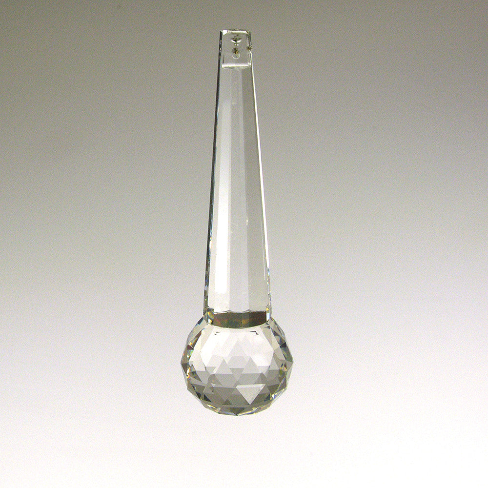 ASFOUR® Crystal<br>Clear Hexagon Drop w/ Faceted Ball