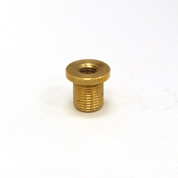 Brass 1/4 IP 27 Female Bushing w/ Shoulder ChandelierParts