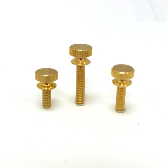 Knurled Head Screw 8/32 Thread (3 Sizes) Brass ChandelierParts