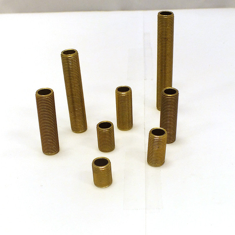 Solid Brass Threaded Rod, 1/8 IP (8 Sizes)