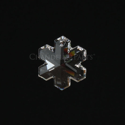 SWAROVSKI® 30mm Clear Crystal Snowflake Pendant