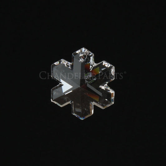 SWAROVSKI STRASS®<br>Crystal 1-Hole Snowflake