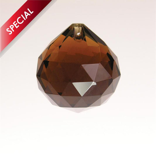 SPECIAL - Amber Faceted Ball
