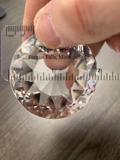 SWAROVSKI® STRASS 7120-50MM Half Ball/Knob/Handle