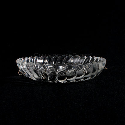 Swirl Pressed Bobeche (Various Options)