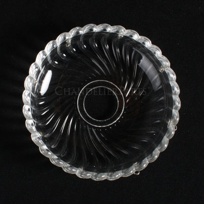 Swirl Pressed Bobeche (Various Options)