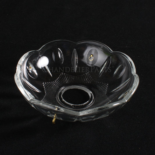 Olive & Mitre Pressed Crystal Bobeche (Various Options)
