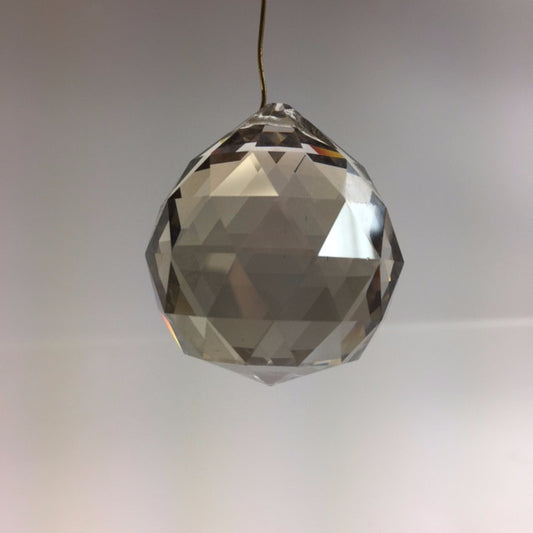 Golden Teak Faceted Ball