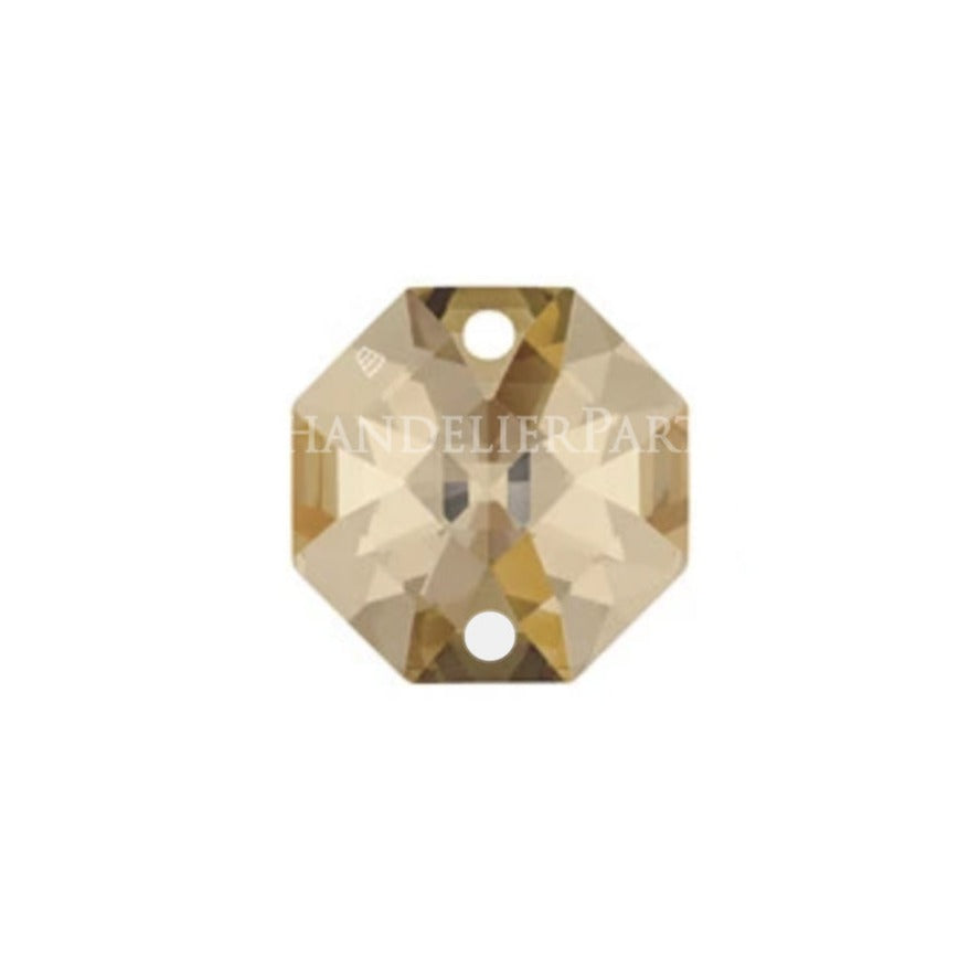 SWAROVSKI STRASS®<BR>50mm Colored 2-Hole Octagon